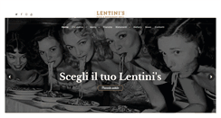 Desktop Screenshot of lentinis.it